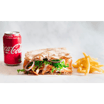 Ella - Sandwich, Slice & Fries Røget Lakse Sandwich Combo